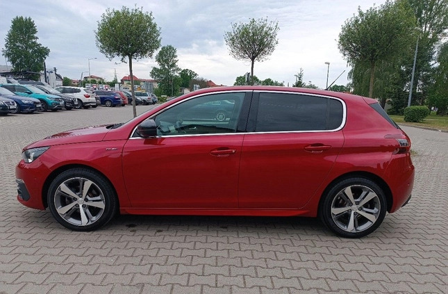 Peugeot 308 cena 51500 przebieg: 166000, rok produkcji 2017 z Góra małe 742